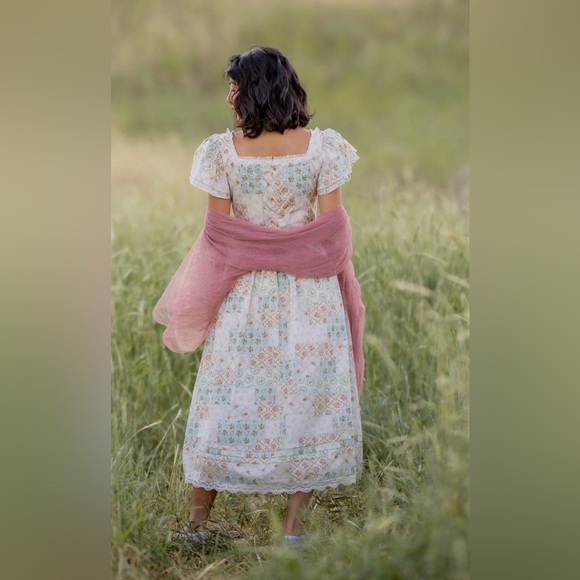 JessaKae Patchwork Floral & Lace Megan Midi Dress, 1X, NWT! - Picture 14 of 15